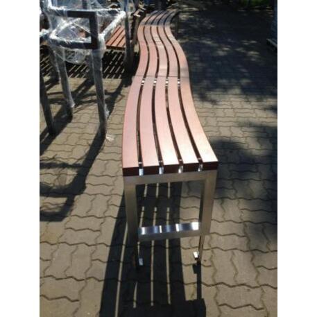 Metal bench without backrest 'IROKO_STF/20-02-26MDL'