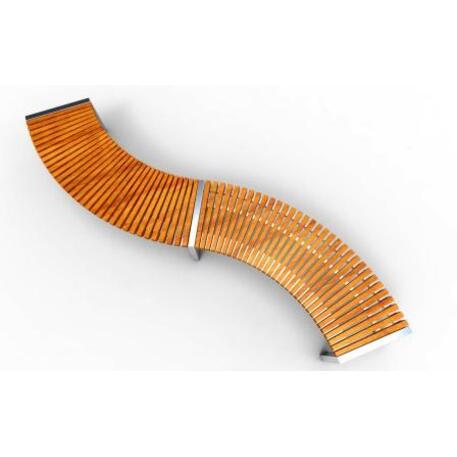Metal bench without backrest 'IROKO_STF/20-02-15MDL'