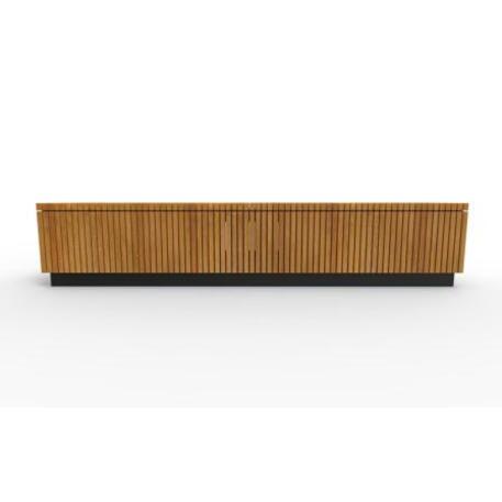 Metal bench without backrest 'IROKO_STF/19-02-72/MDL'