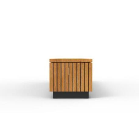Metal bench without backrest 'IROKO_STF/19-02-72/MDL'