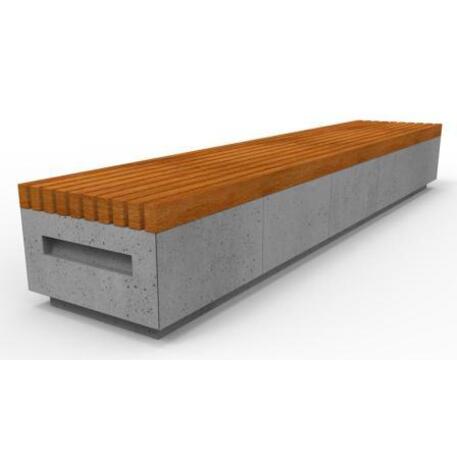 Betonbank ohne Rückenlehne LED 'IROKO_ 'STF/18-02-60MDL'