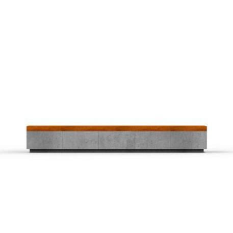 Betonbank ohne Rückenlehne LED 'IROKO_ 'STF/18-02-60MDL'