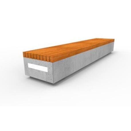 Betonbank ohne Rückenlehne LED 'IROKO_ 'STF/18-02-60MDL'