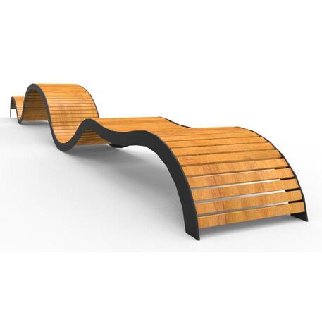 Metal bench without backrest 'IROKO_STF/13-02-65MDL'