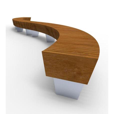 Metal bench without backrest 'IROKO_STF/13-02-59MDL'