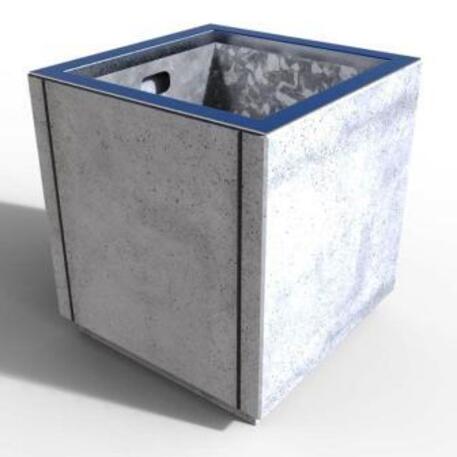 Concrete litter bin 100L 'STF/24-07-08/MDL'