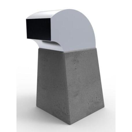 Concrete litter bin 100L 'STF/19-07-40/MDL'