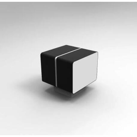 Metallbank 'Ash Pouf'