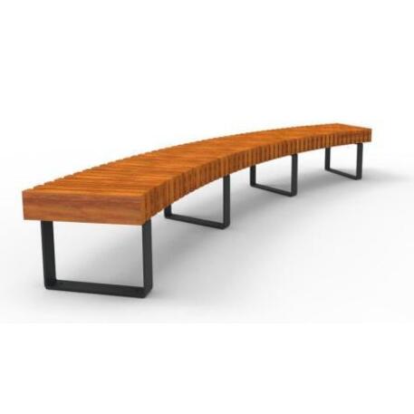 Metal bench without backrest 'IROKO_STF/25-02-14/MDL'
