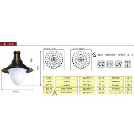 Straßenbeleuchtungsmasten 'T145-H3_H/560cm'