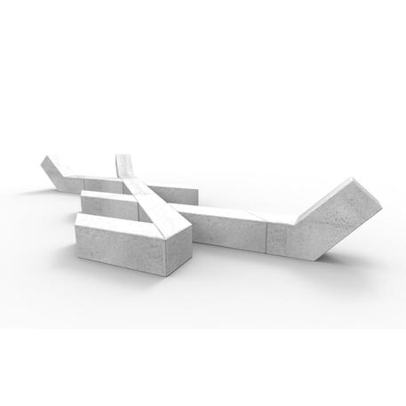 Parkbänke aus Beton 'STF/21-04-26MDL'