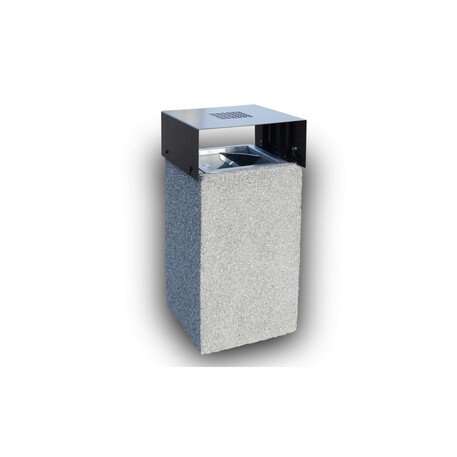 Abfallbehälter aus Beton '45x45x60/80cm / 50L'