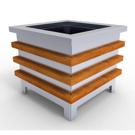 Blumentopf aus Metall 'STF/13-15-60MDL'
