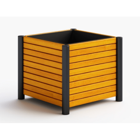 Blumentopf aus Metall 'Practic / 85x85x70cm'