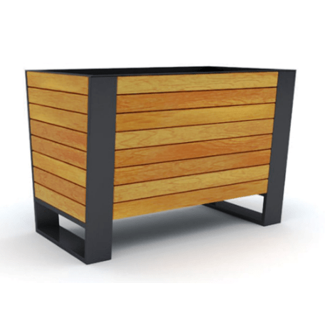 Blumentopf aus Metall 'Novara / 94x58x66,4cm'