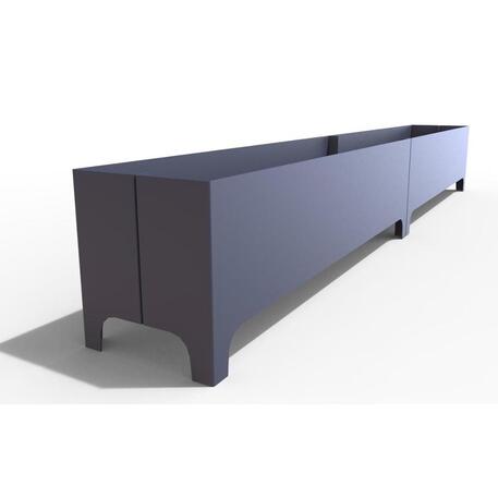 Blumentopf aus Metall 'STF/21-15-02MDL / 50/300x50xH/44cm'