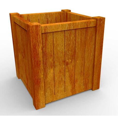 Blumentopf aus Metall Iroko 'STF/04-15-03MDL'