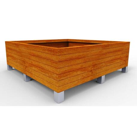 Blumentopf aus Metall 'IROKO_STF/04-15-02_01/MDL'