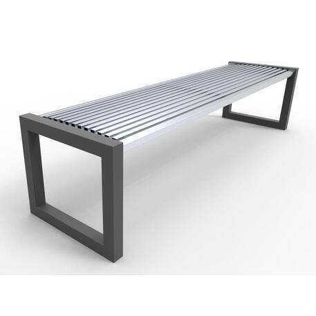 Metal bench without backrest 'STF/20-02-44MDL'