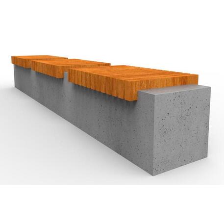 Betonbank ohne Rückenlehne 'IROKO_STF/18-02-19MDL'